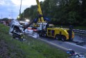 VU Gefahrgut LKW umgestuerzt A 4 Rich Koeln Hoehe AS Gummersbach P472